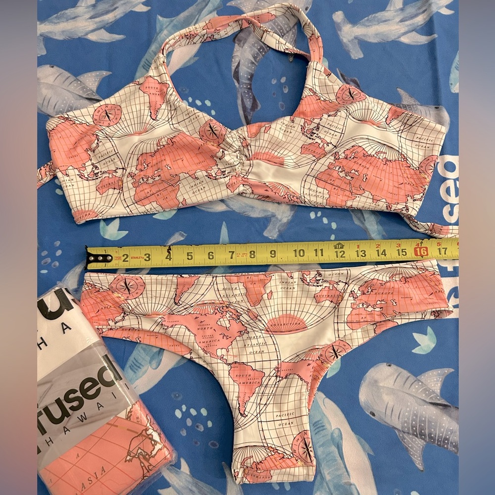 NWOT Fused Hawaii Wanderlust set. 2X top and XL bottoms